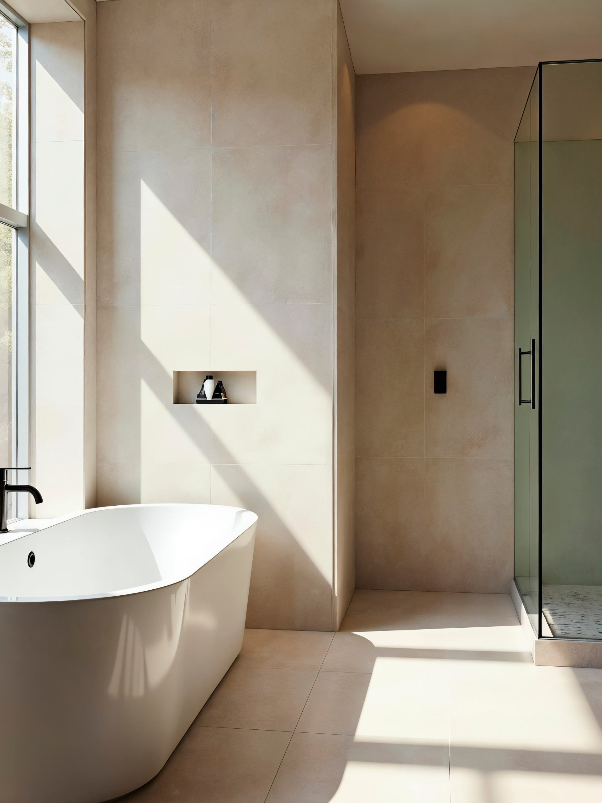 Baños minimalistas
